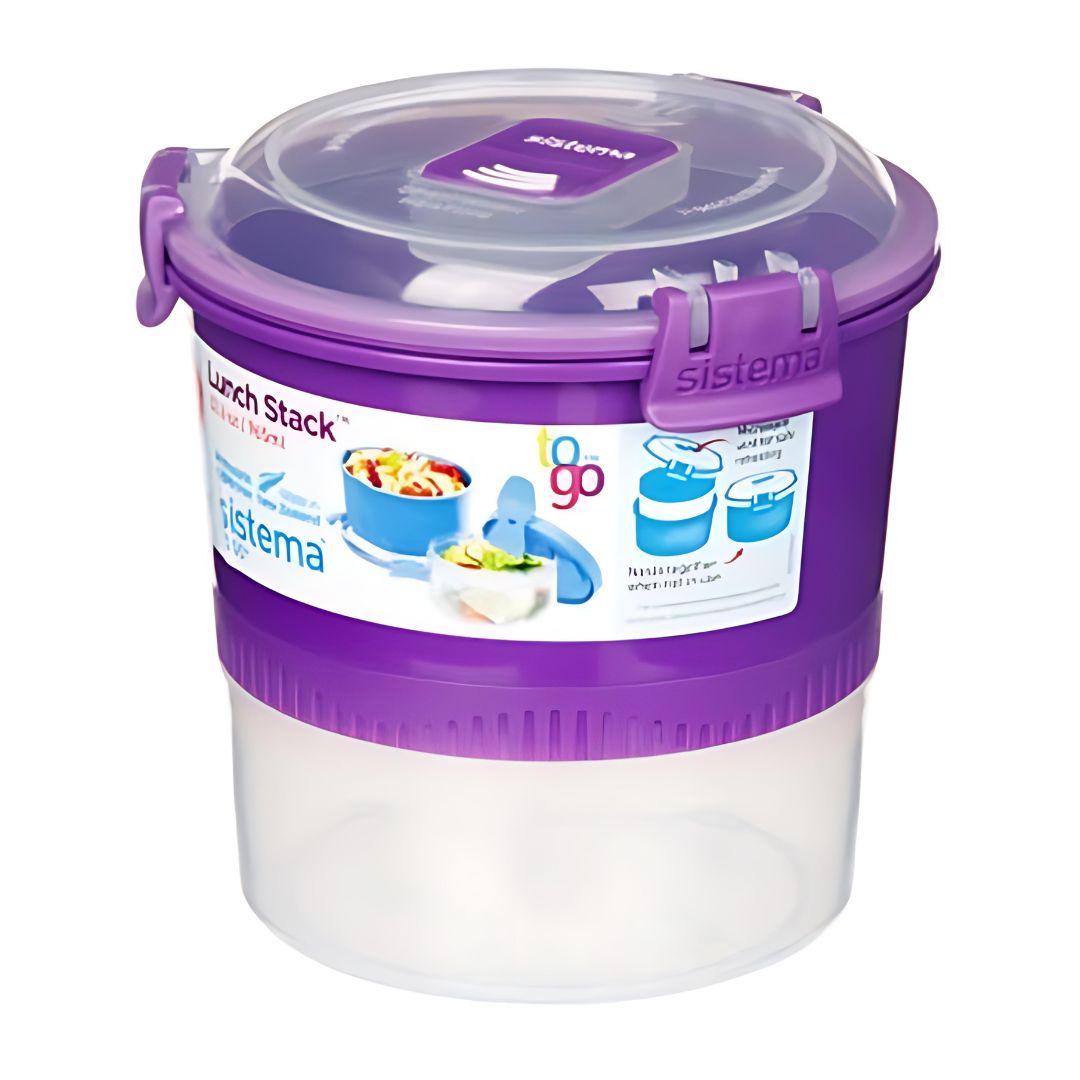 Sistema - Lunch Stack To Go - 965ml - Lila