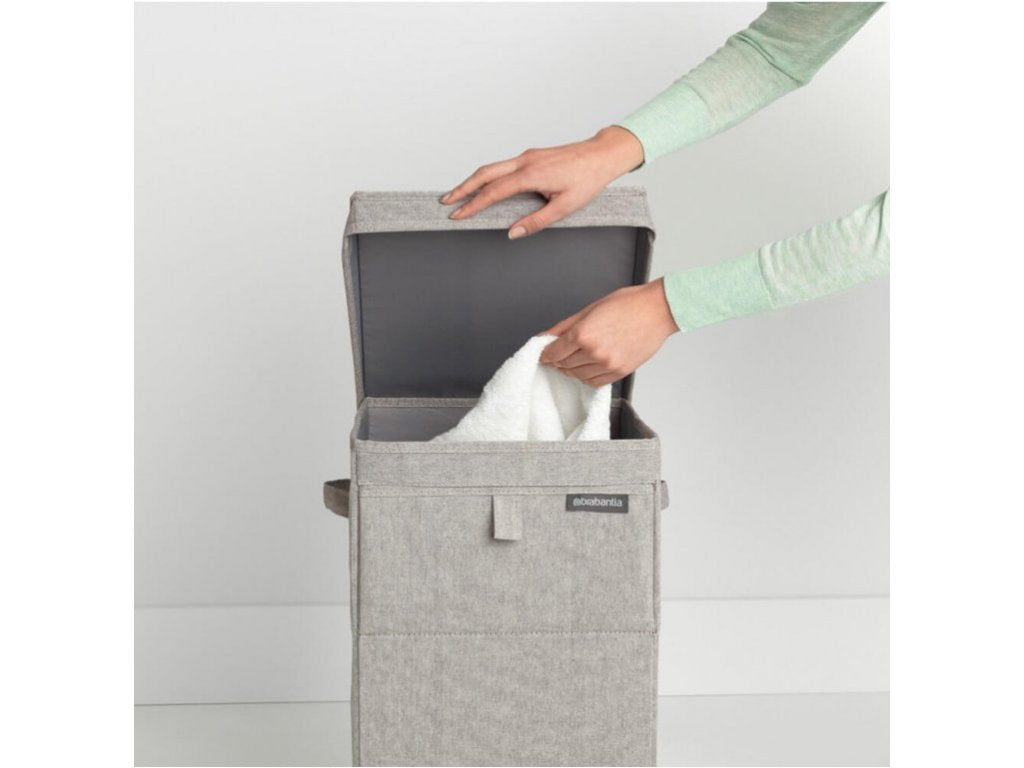 Brabantia - Tvättkorg stapelbar 35L - Grå