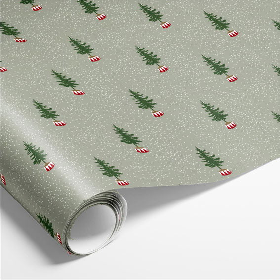 Det Gamla Apoteket - Presentpapper 70 cm x 10 m - Litet Träd