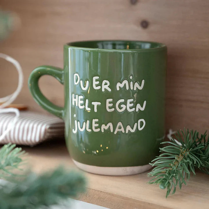 The Old Pharmacy - Mugg 30 cl. grön - Du är min alldeles egna jultomte