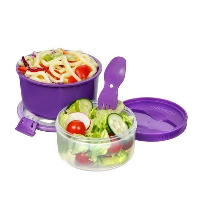 Sistema - Lunch Stack To Go - 965ml - Lila