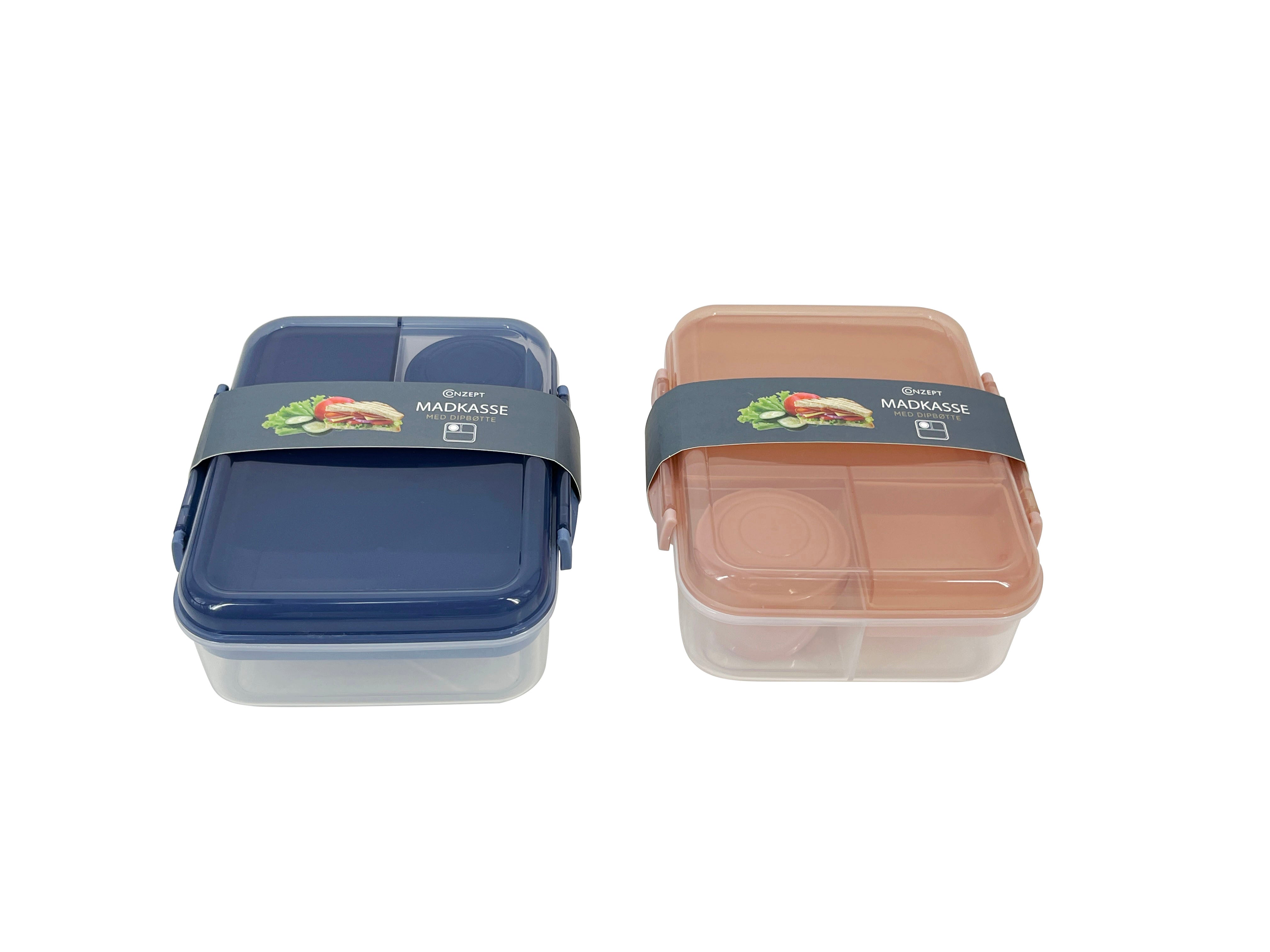 Conzept - Matlåda med dipphink, blandade färger