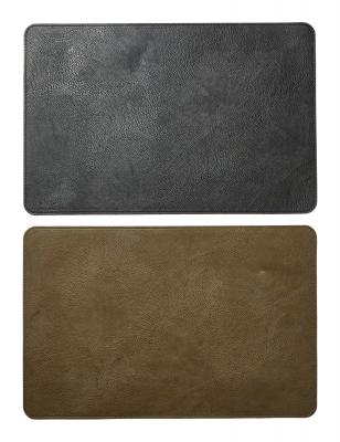 Vändbar bordsunderlägg - PU 30x45 cm svart/olivgrön