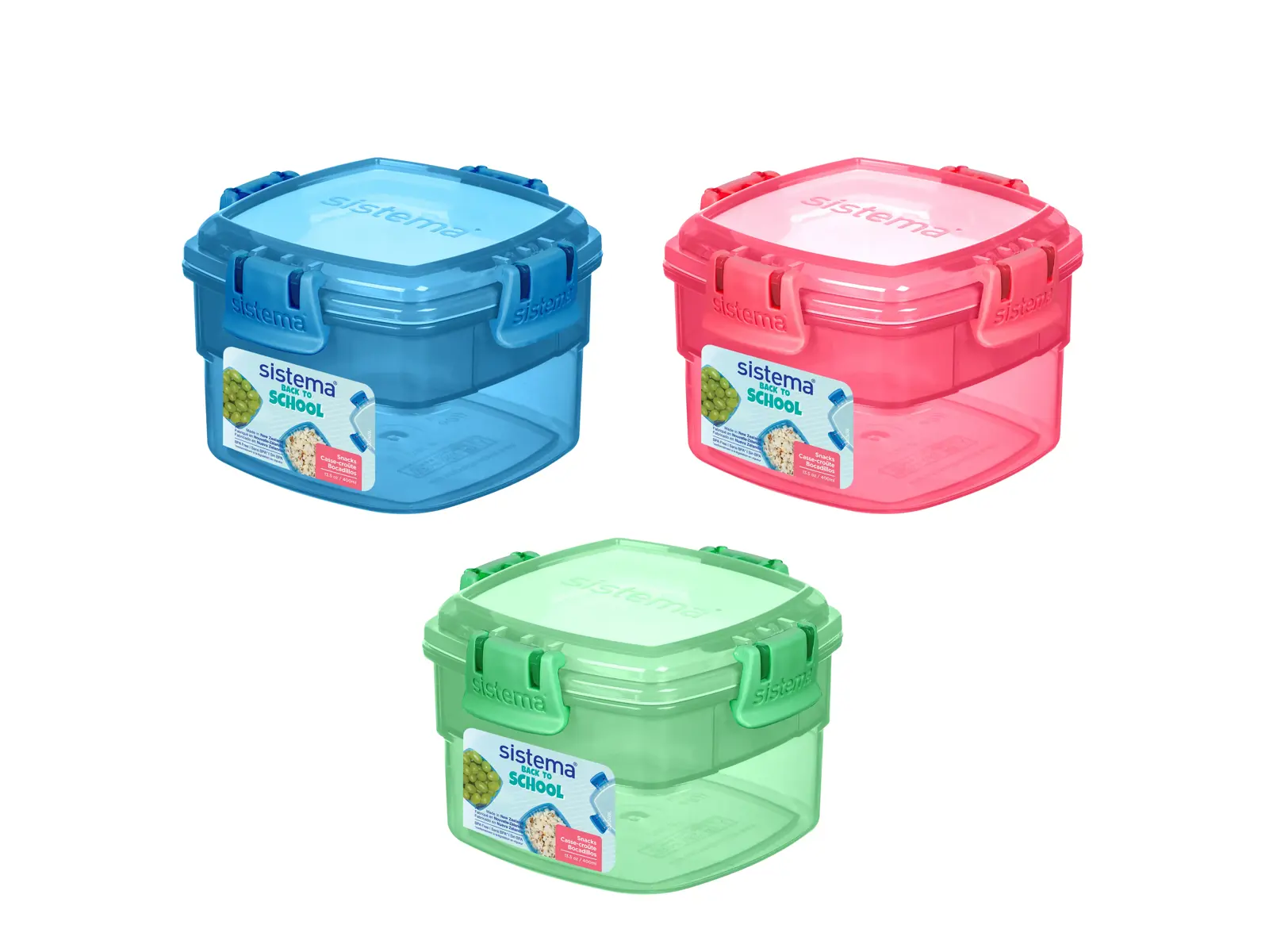 Sistema - Lunchlåda 400 ml Bento Lunch - ass. färger