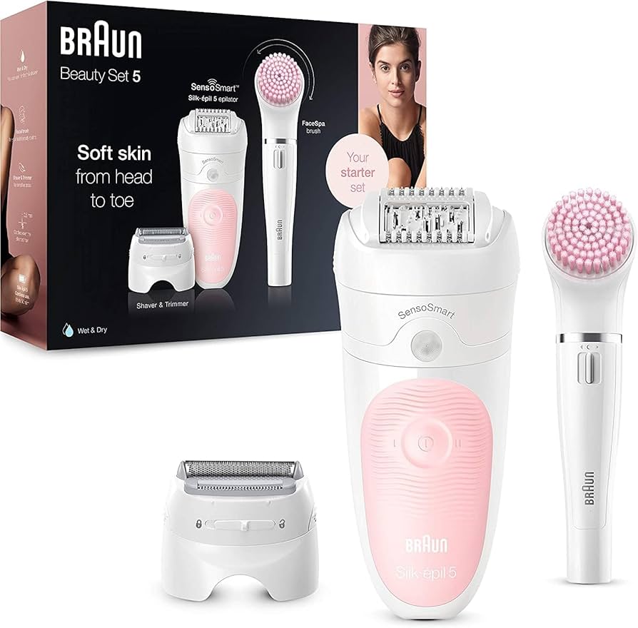 Braun - Skönhetsset med Silk-epilator och rengöringsborste 5-895