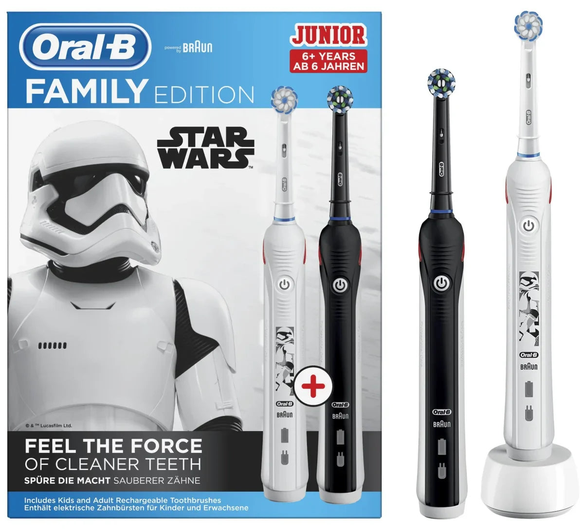 Oral B - Elektrisk tandborste Pro 2 duo Family Edition