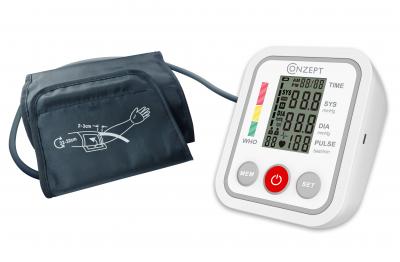 Conzept blodtrycksmätare för överarmen, batteri och USB