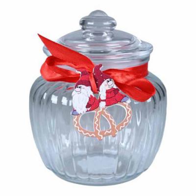 Det gamla apoteket - Förvaringsburk 0,6 L med rosett