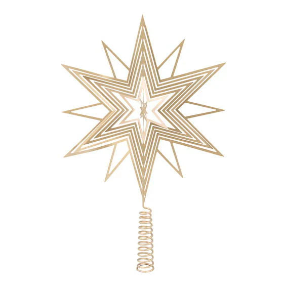 Det gamla apoteket - Toppstjärna 3D H31,50 cm guld