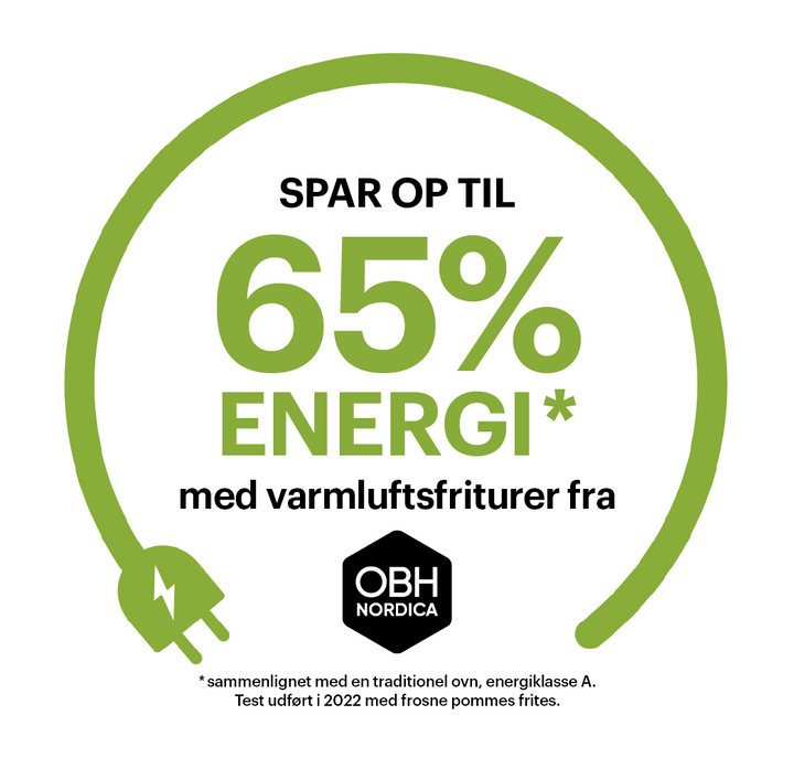 OBH Nordica Easy Fry varmluftsstekare 3-i-1 Steam+