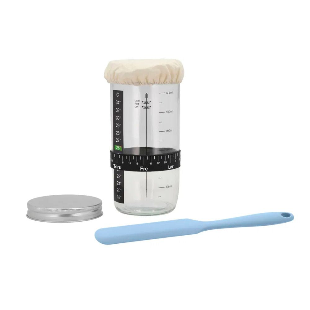 Funktion - surdegsstartset glas/silikon