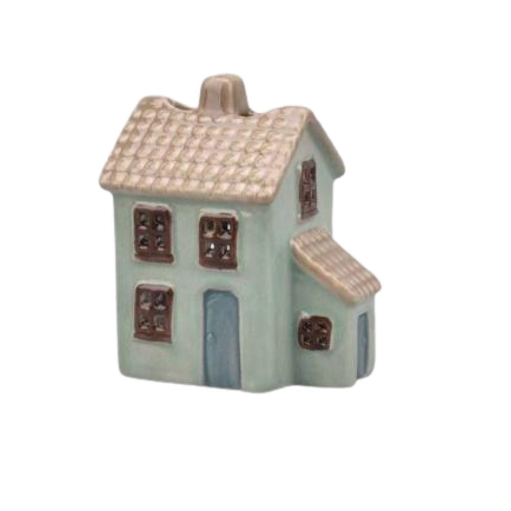 Keramisk värmeljushållare - grön