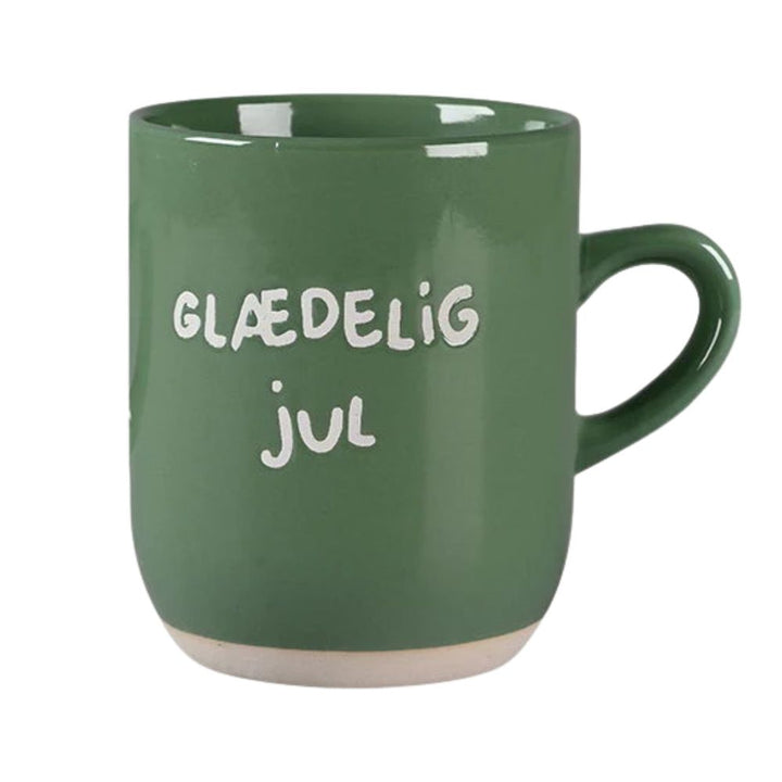 Det gamla apoteket - Mugg 30 cl. grön - God Jul