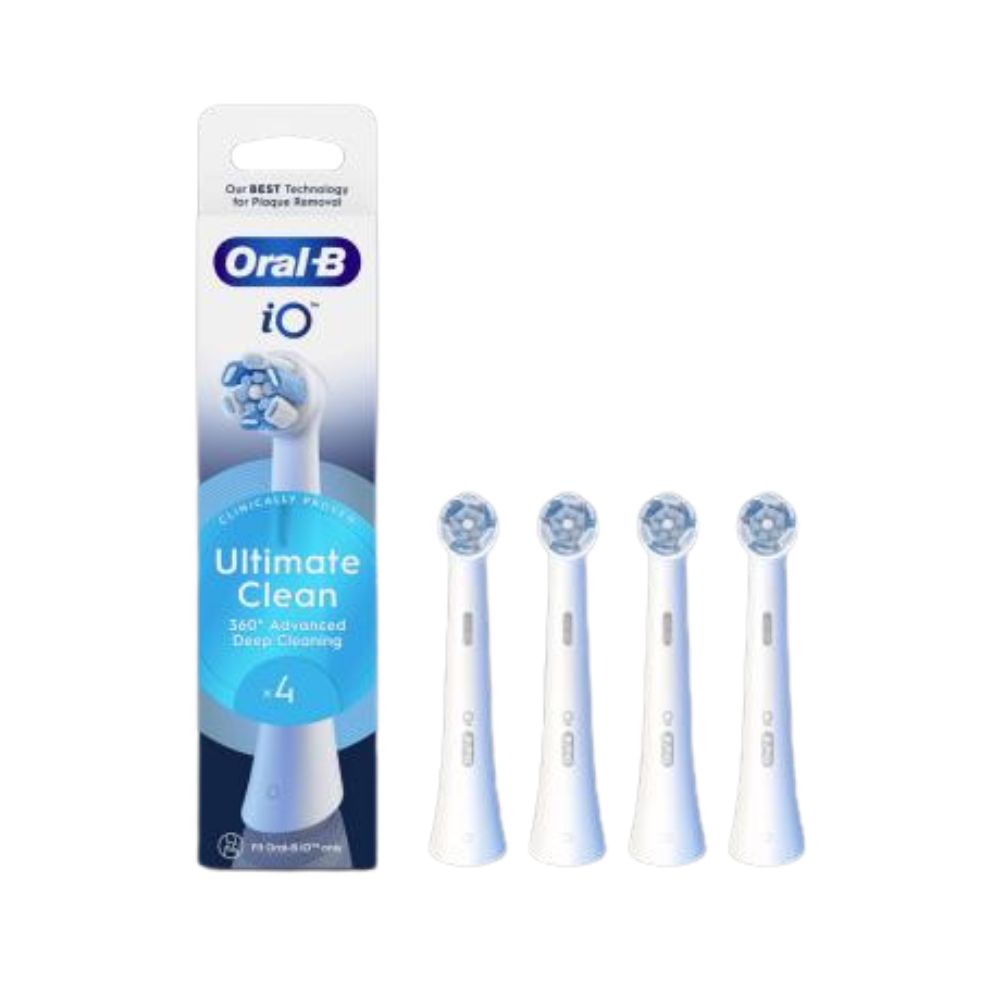 Oral-B - Lösa tandborstar IO Ultimate Clean 4-pack vita
