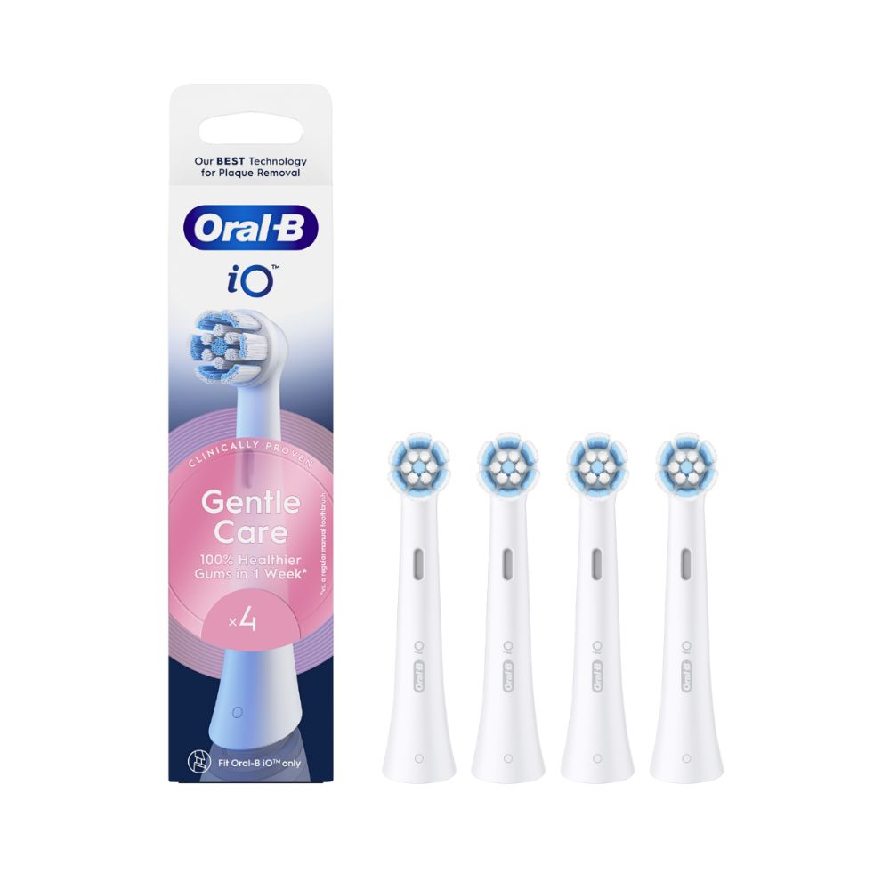 Oral-B - Lösa tandborstar IO Ultimateclean sensitive 4-pack vita