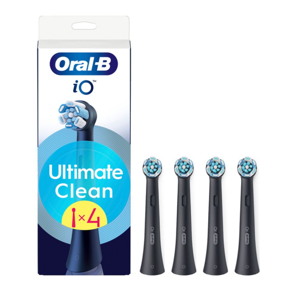 Oral B - Lösa tandborstar IO Ultimateclean 4-pack svarta