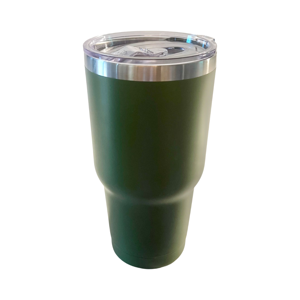 Termosmugg dubbelväggig Rostfritt stål 900 ml grön