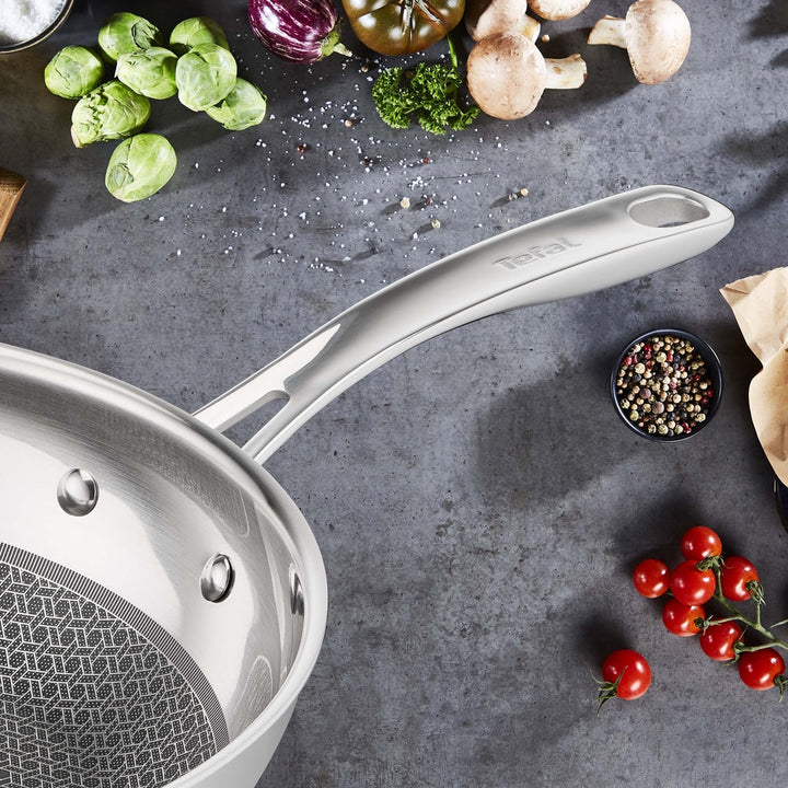 Tefal - Eternal Mesh Stekpanna i rostfritt stål 28 cm