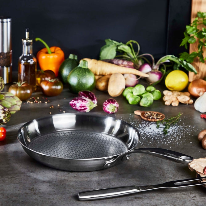 Tefal - Eternal Mesh Stekpanna i rostfritt stål 28 cm