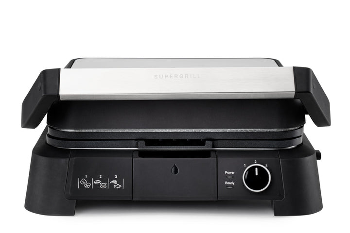 OBH Nordica - SuperGrill kontaktgrill 3-i-1 rostfritt stål