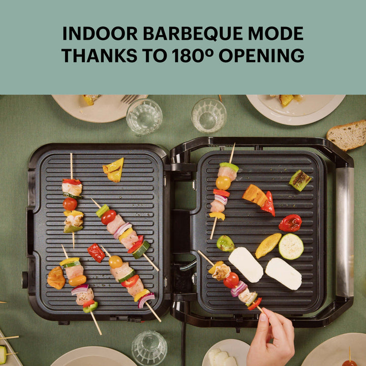 OBH Nordica - SuperGrill kontaktgrill 3-i-1 rostfritt stål