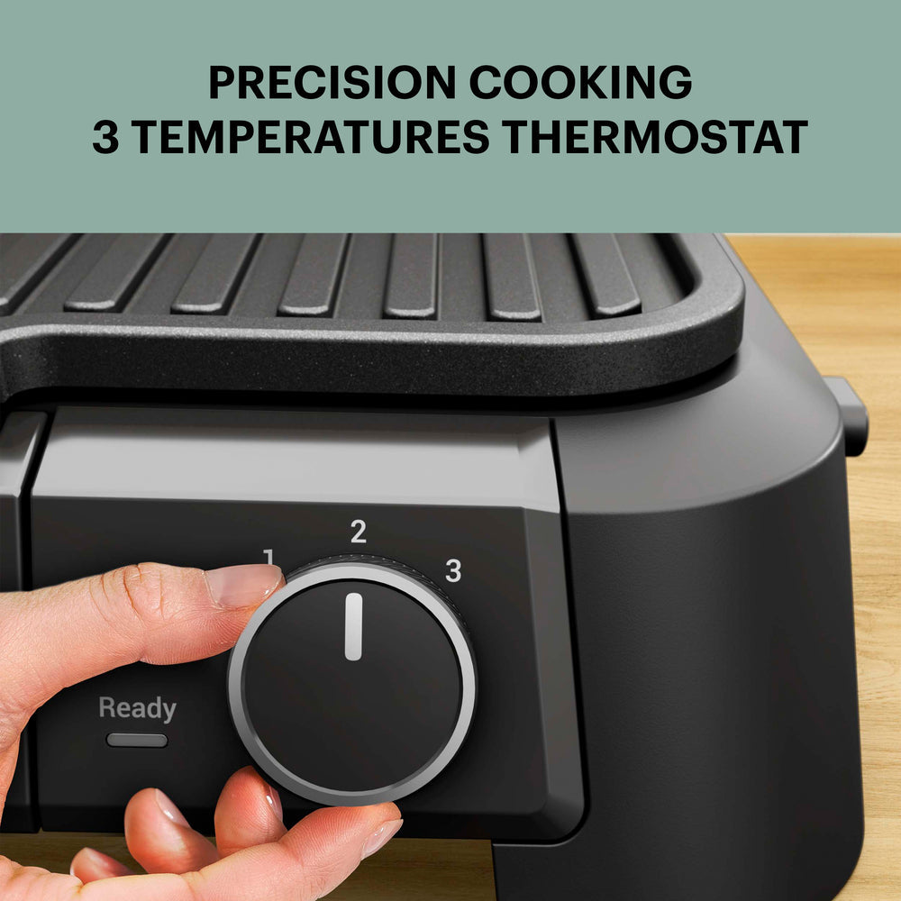 OBH Nordica - SuperGrill kontaktgrill 3-i-1 rostfritt stål