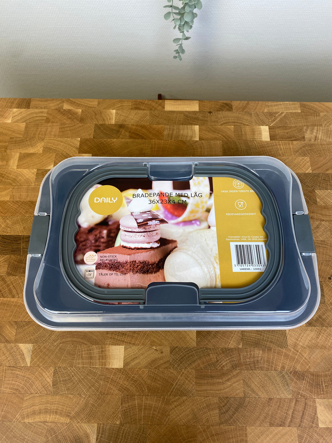 Daily - bakform med lock 36x23x4 cm