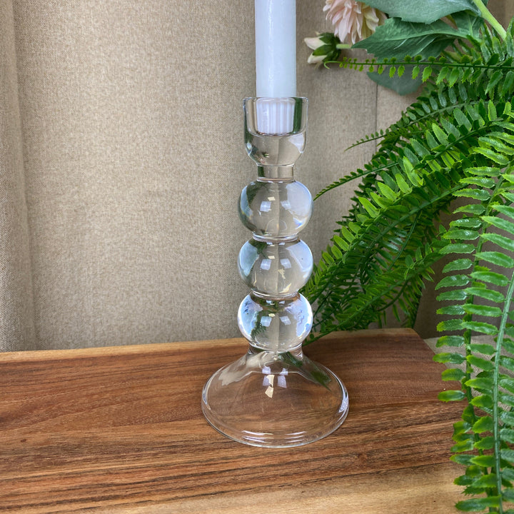 Glasljusstake - 18,5 cm