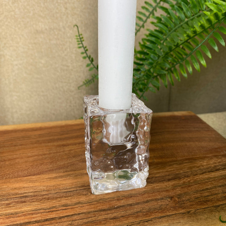 Ljusstake i glas 5,9 cm