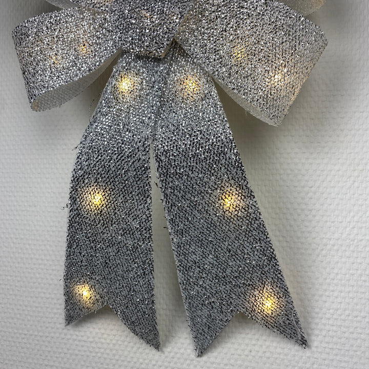 Sirius - Julius-båge med LED - silver 40 cm