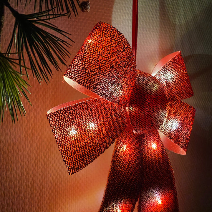 Sirius - Julius-båge med LED - röd 40 cm