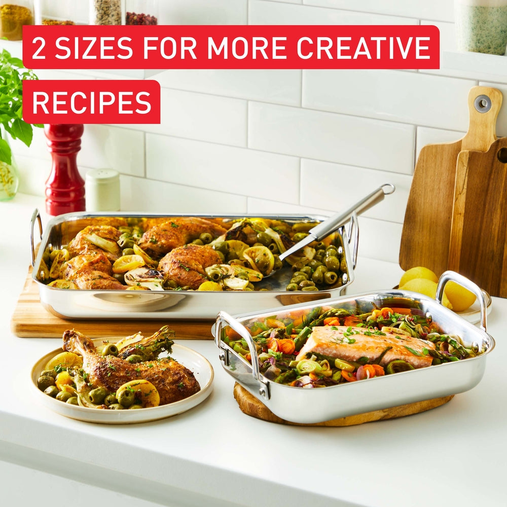 Tefal - Emotion stekpanna 2 st. rostfritt stål