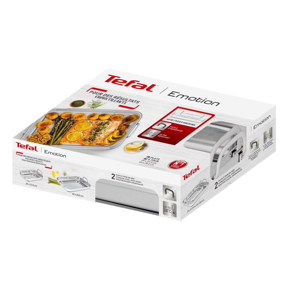 Tefal - Emotion stekpanna 2 st. rostfritt stål