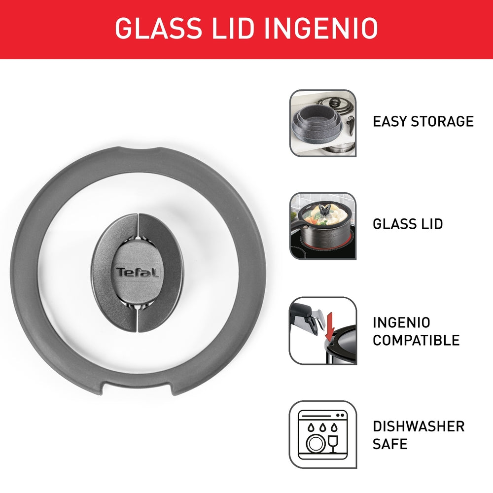 Tefal - Ingenio glaslock 16+18+20 cm 3 st.