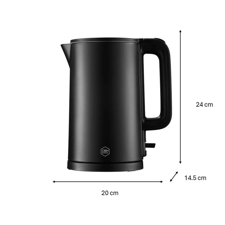 OBH Nordica - vattenkokare Thermo Protect 1,5 L svart