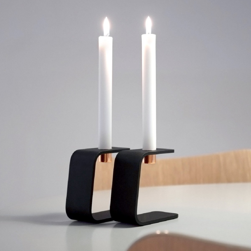 Sein - Vinkelljusstake 2 Krom