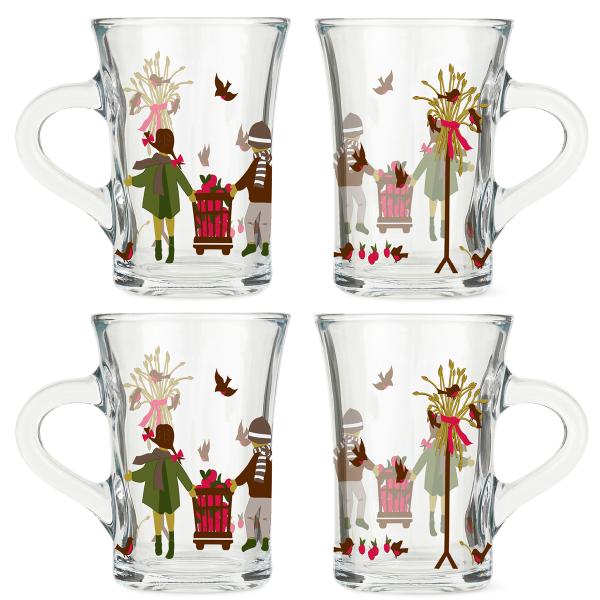Holmegaard - Julvarm drink multi 4 st.