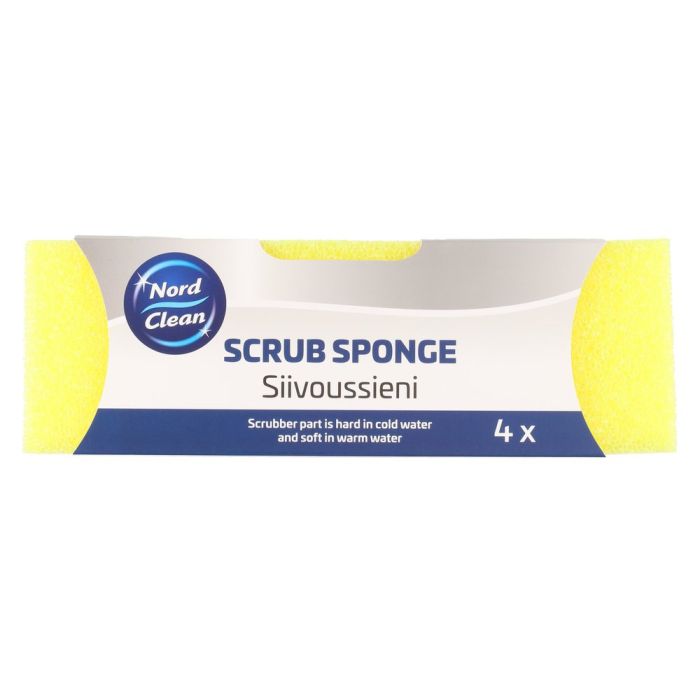 Nord clean - Skrubbsvamp 4 st.