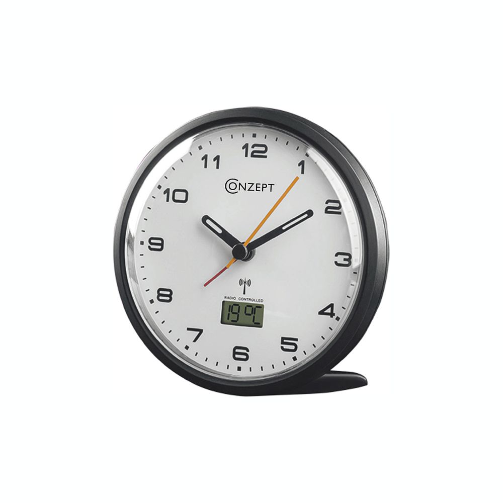 Conzept - Radiostyrd väckarklocka - Med termometer
