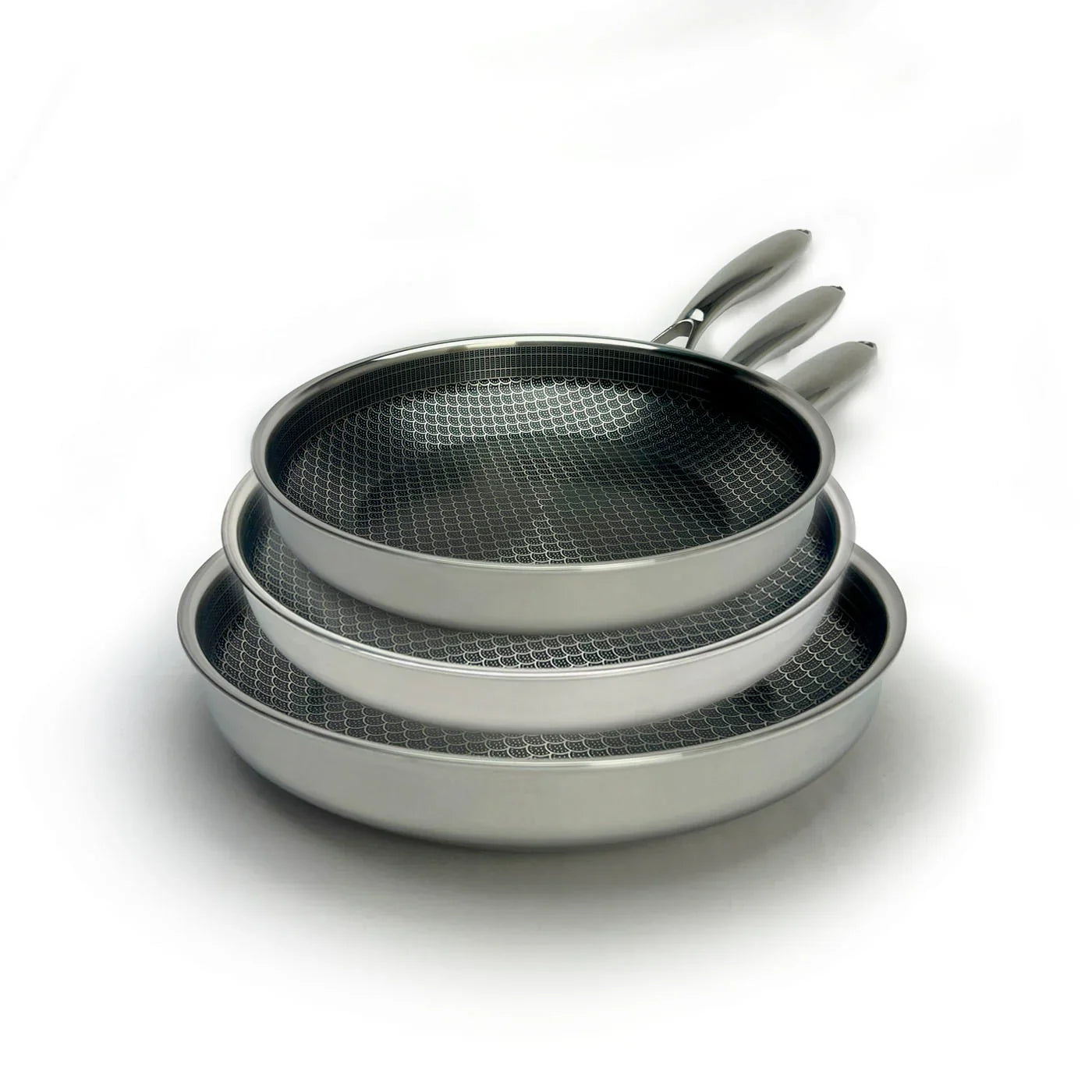 Miso - Diamond Dust keramik Non-Stick stekpanna set 3 delar 24+26+30 cm