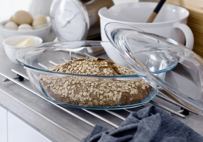 Øland bröd gjort i cocotte/steegeso