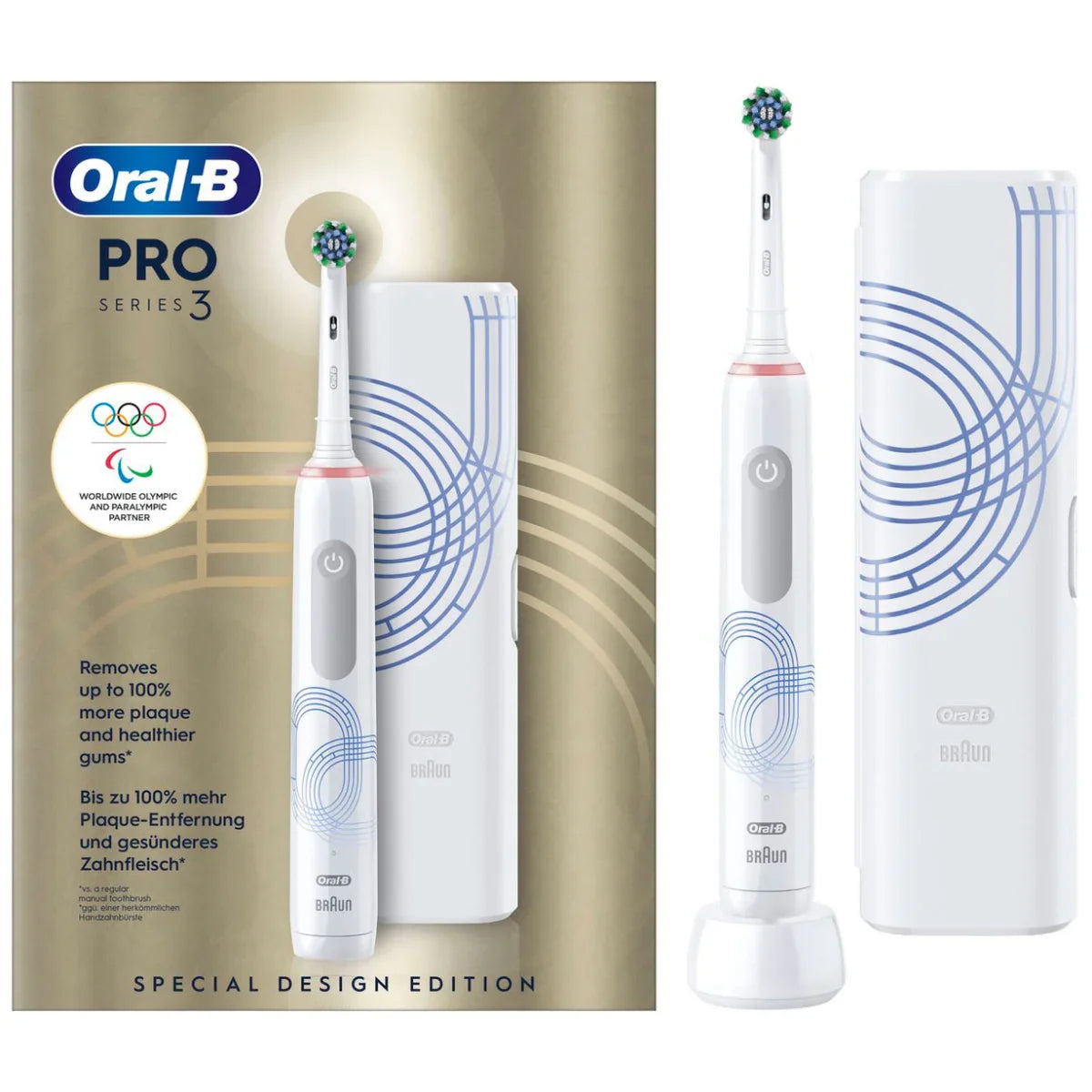 Oral-B - Eltandborste Pro 3 Olympia Edition