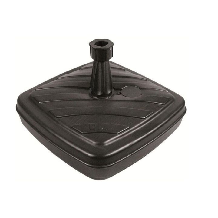 Parasollfot 14 L - i grå plastkvadrat