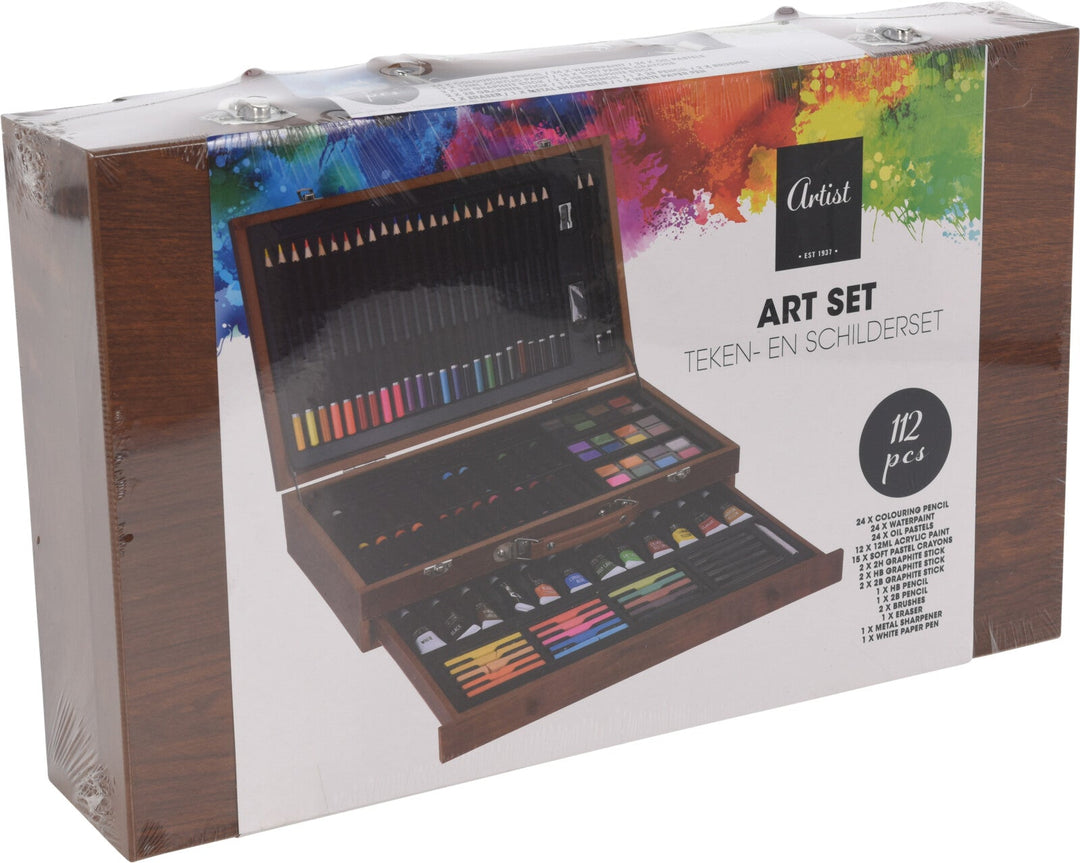 Artist - Kreativt fodral med 112 delar