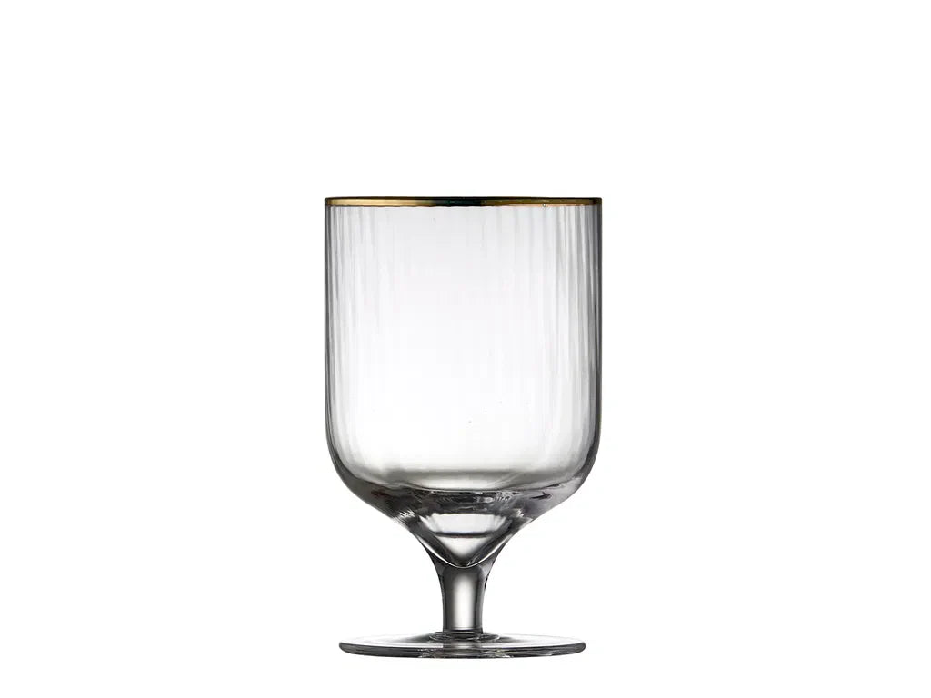 Lyngby glas - Palermo Vinglas Gold 30 cl 4 stk