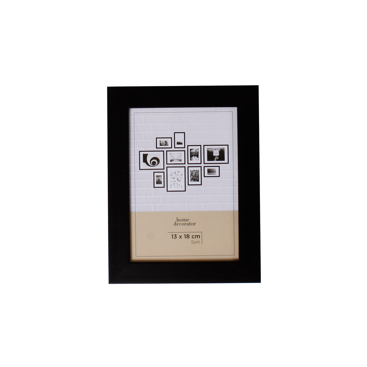 Heminredare - Ram svart bred 13x18 cm