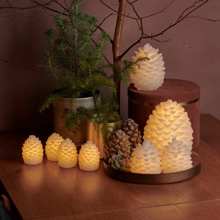 Sirius - Clara LED-konlampa 2 st. 10 cm vit