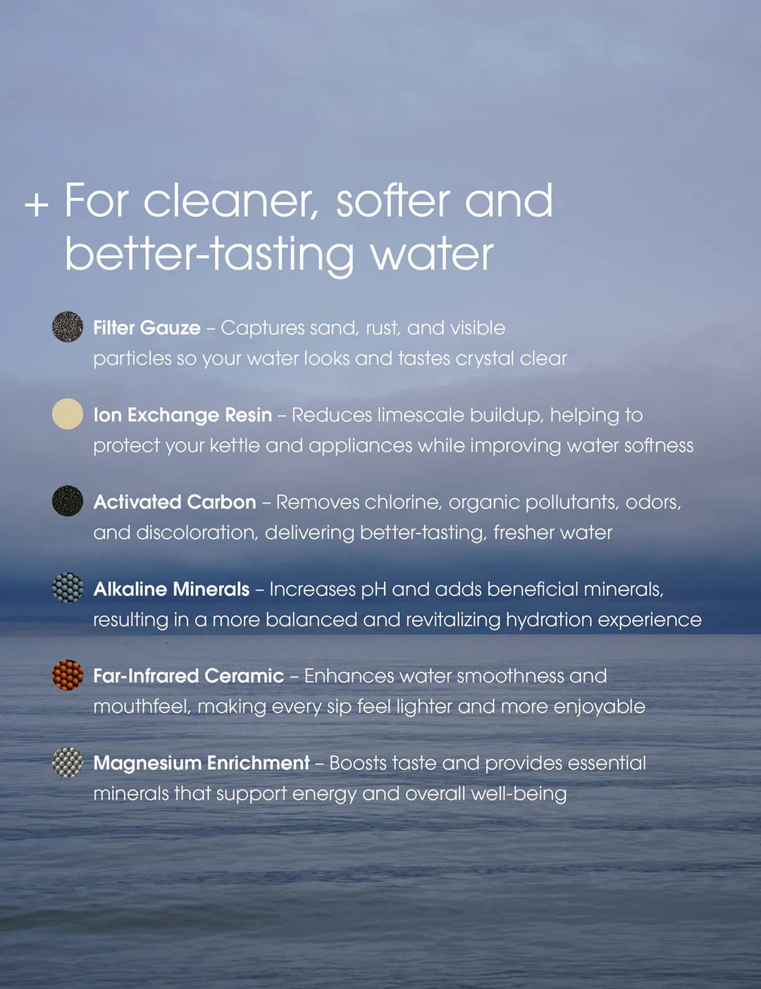 Stelton - Magnesium+ vattenfilter 3 st