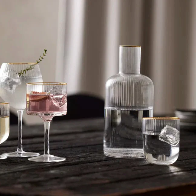 Lyngby glas - Palermo Karaff Guld 1,5 L