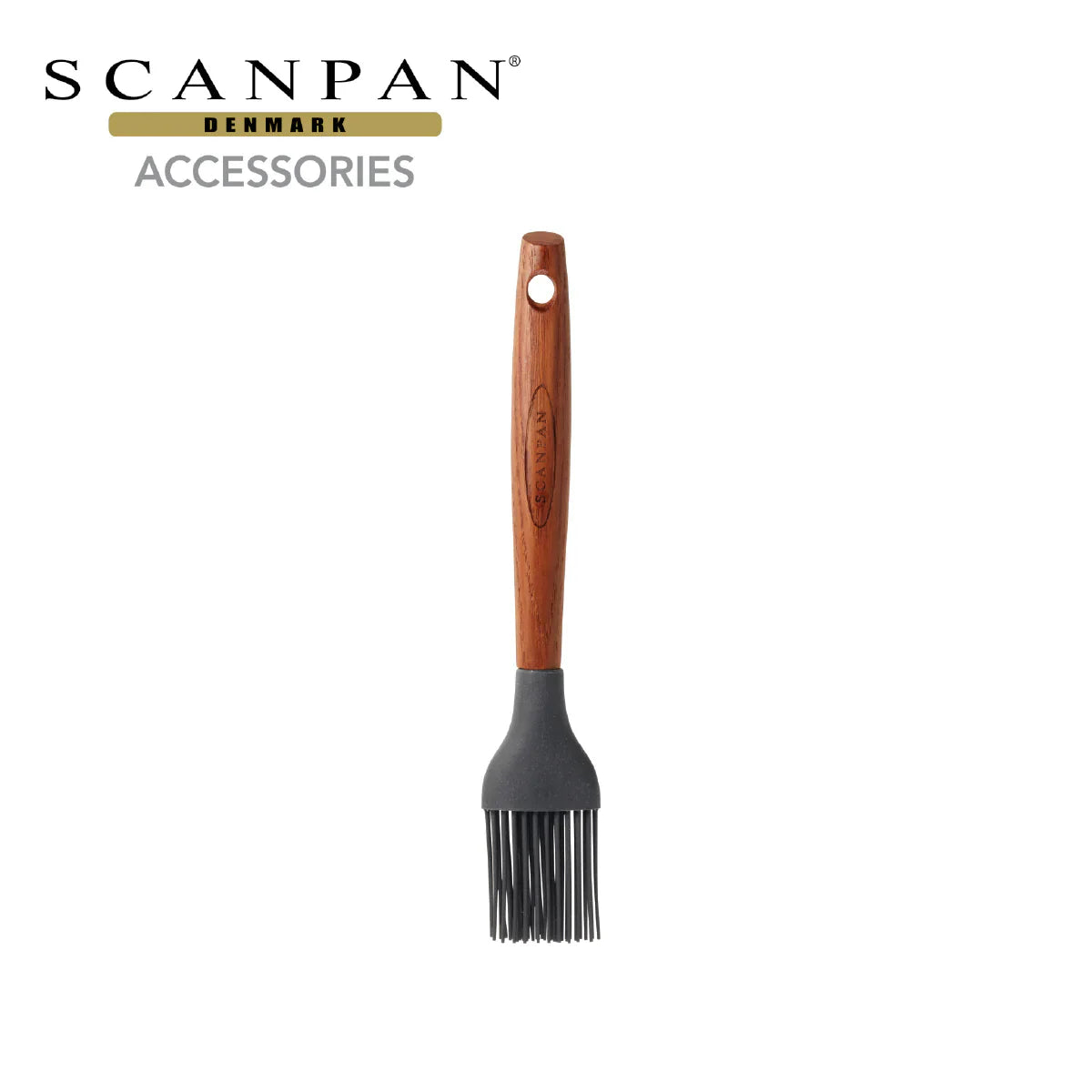 Scanpan - Bakpensel 22 cm - Karboniserad ask